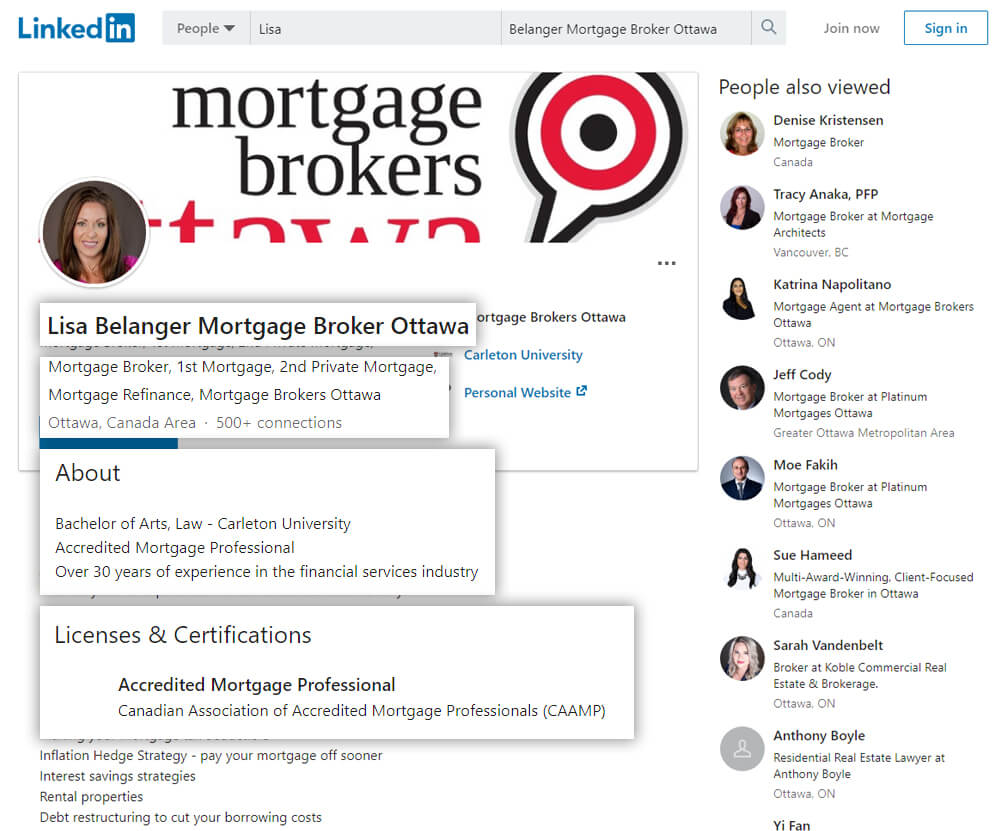 Scraping LinkedIn Mortgage Broker Data